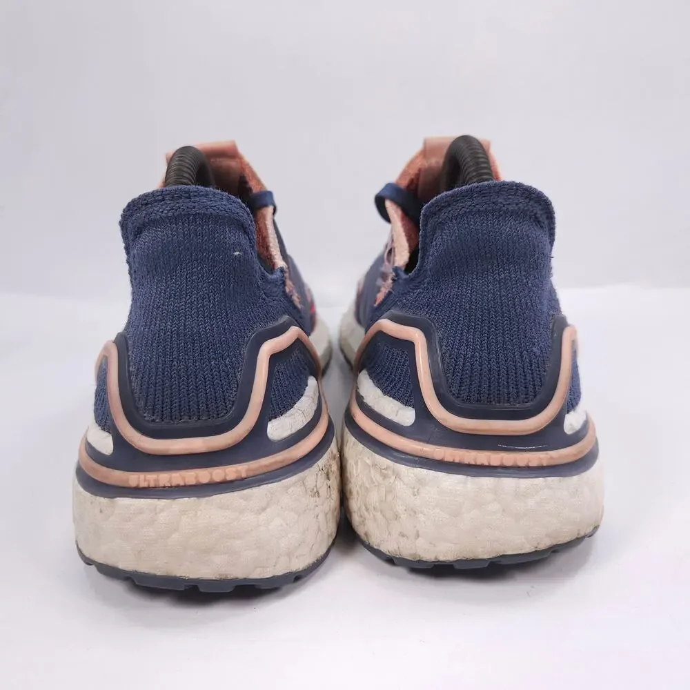 Adidas Ultraboost 19 Lace Up Athletic Training Shoe Womens Size 8 G54013 Blue